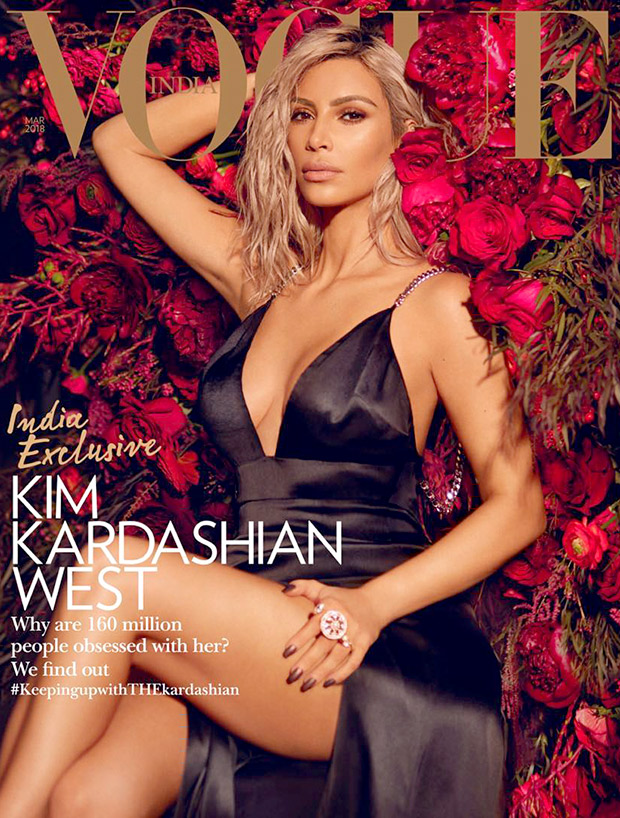 Bold, brazen and beautiful – Kim Kardashian in Philipp Plein for Vogue India