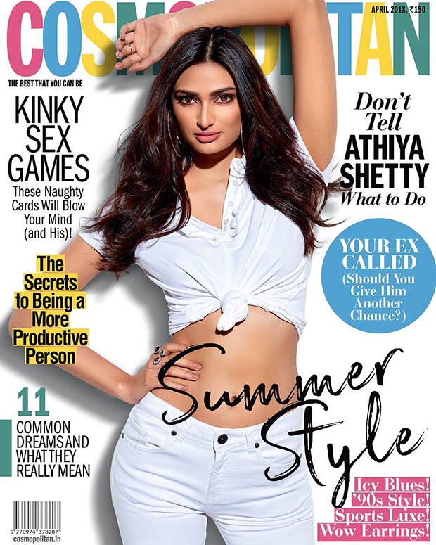 Athiya Shetty on Cosmopolitan for April 2018